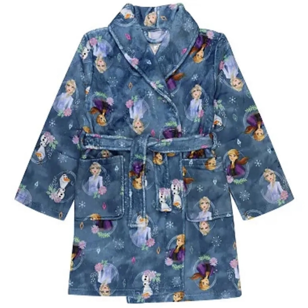 Cozy bedtime robe featuring Elsa, Anna and Olaf © Disney